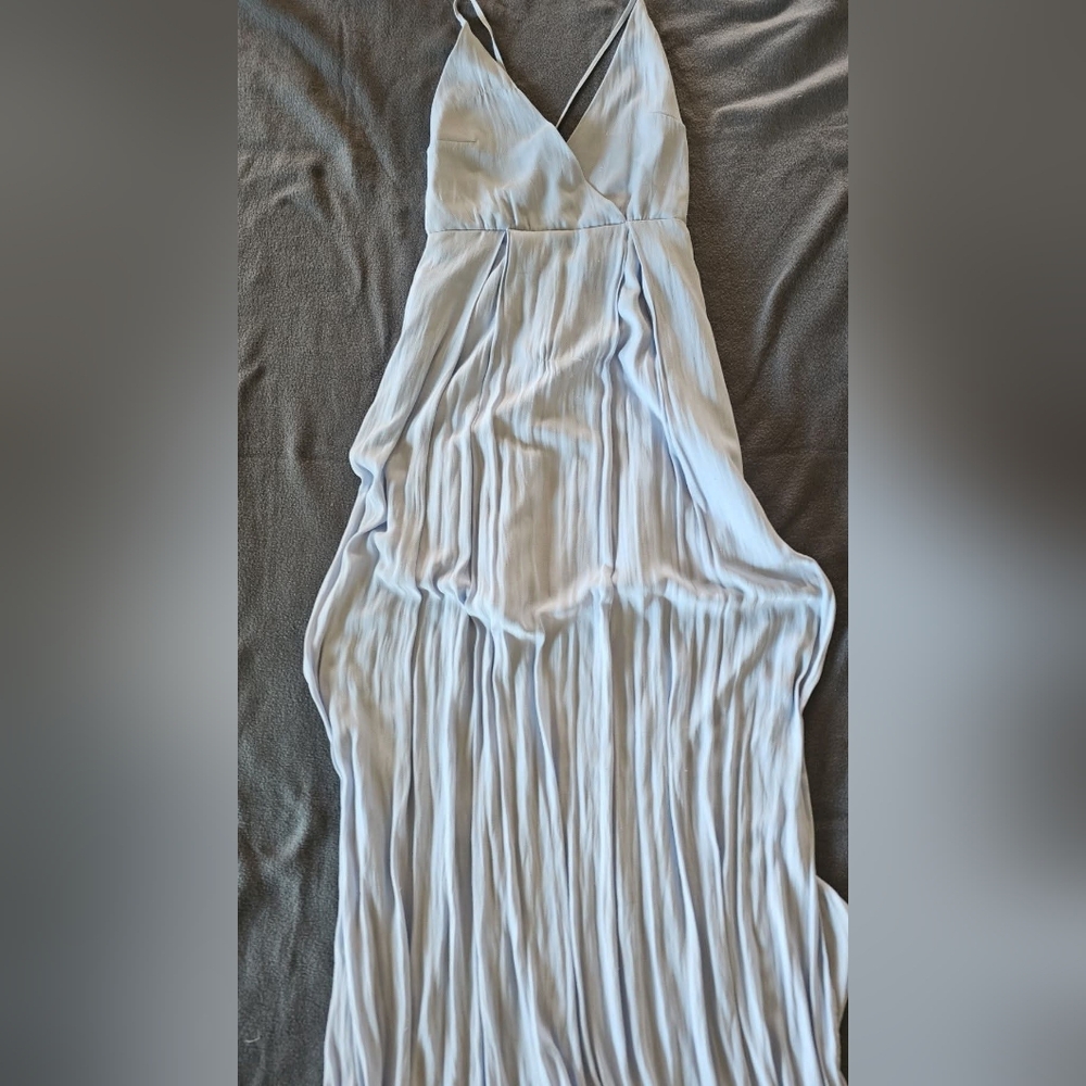 Forever 21 Light Blue Maxi Dress